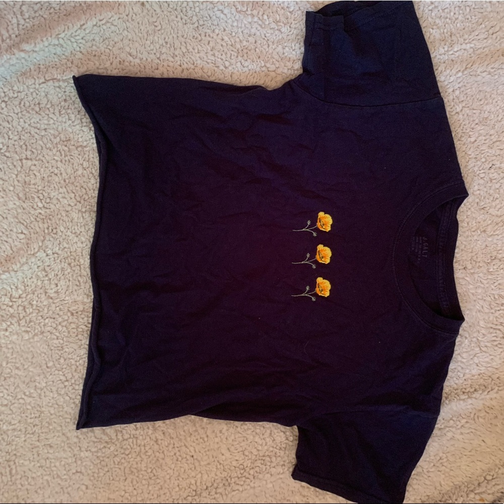 Brandy Melville/John Galt Floral Crop Top